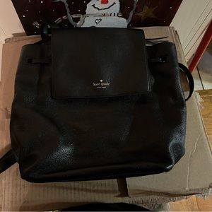 Black Kate Spade backpack